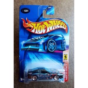2004 Hot Wheels FERRARI 550 MARANELLO Black 131 FERRARI HEAT SERIES 4/5 1:64 PR5